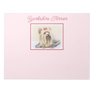 Yorkshire Terrier-schilderij - Mooie originele hon Notitieblok