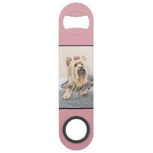 Yorkshire Terrier Schilderij - Mooie Originele Hon Speed Flessenopener