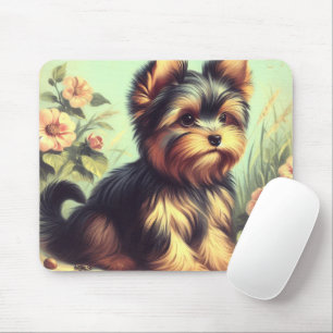 Yorkshire Terrier schilderij Muismat