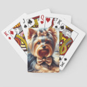  Yorkshire Terrier schilderij Pokerkaarten (Achterkant)