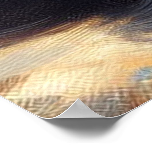  Yorkshire Terrier schilderij Poster (Hoek)