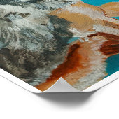 Yorkshire Terrier schilderij van Alfred Fox Poster (Hoek)