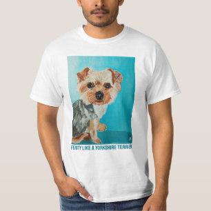 Yorkshire Terrier schilderij van Alfred Fox T-shirt