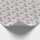 Yorkshire Terrier Seamless Wrapping Paper Cadeaupapier (Hoek)