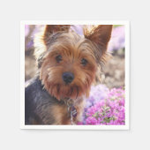Yorkshire Terrier Servetten (Voorkant)