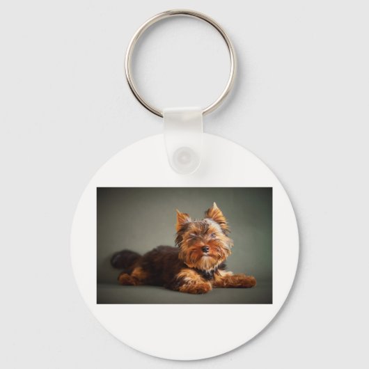 Yorkshire Terrier Sleutelhanger (Voorkant)