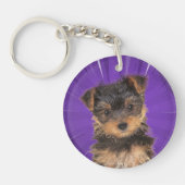 Yorkshire Terrier Sleutelhanger (Voorkant)
