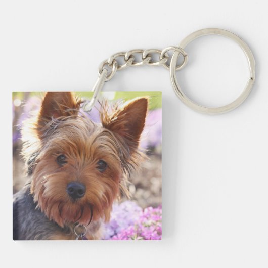 Yorkshire Terrier Sleutelhanger (Achterkant)