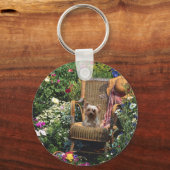 Yorkshire Terrier Sleutelhanger Garden (Voorkant)
