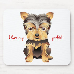 Yorkshire Terrier Speelgoed Dog Gift Muismat