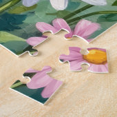 Yorkshire Terrier Spring Flowers Cute Dog Legpuzzel (Zijkant)