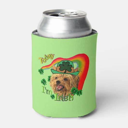Yorkshire Terrier St Patricks Day Blikjeskoeler (Blikje Voorkant)