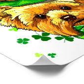 Yorkshire Terrier St Patricks Day Leprechaun Sham  Poster (Hoek)