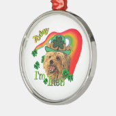 Yorkshire Terrier St Patricks Metalen Ornament (Links)