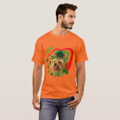 Yorkshire Terrier St Patricks T-shirt (Voorkant volledig)