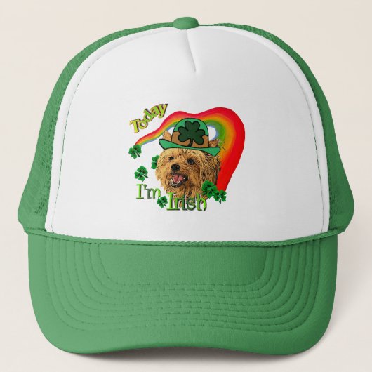 Yorkshire Terrier St Patricks Trucker Pet (Voorkant)