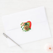 Yorkshire Terrier St Patricks Vierkante Sticker (Envelop)