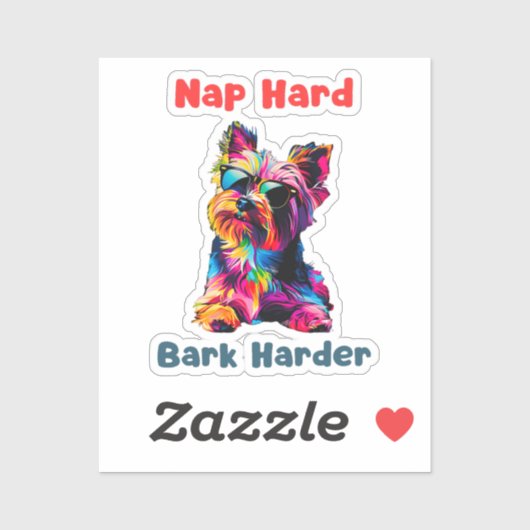 Yorkshire Terrier Sticker (Vel)