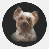 Yorkshire Terrier Sticker (Voorkant)