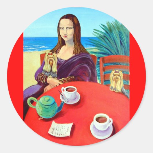 Yorkshire Terrier Stickers (Voorkant)