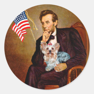 Yorkshire Terrier (T) - Lincoln Ronde Sticker