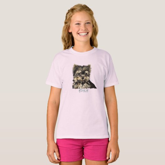 Yorkshire Terrier t-shirt (Voorkant volledig)