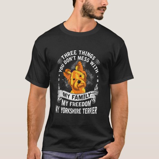 Yorkshire Terrier: T-shirt (Voorkant)