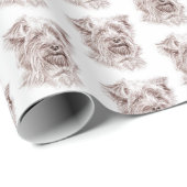 Yorkshire Terrier tekening Cadeaupapier (Rol Hoek)