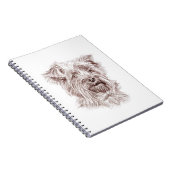 Yorkshire Terrier tekening Notitieboek (Rechterzijde)