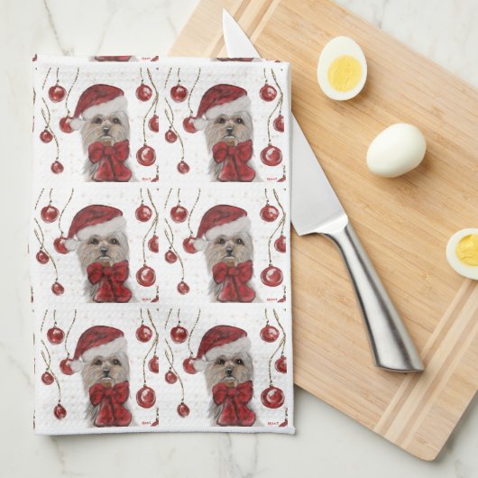 YORKSHIRE TERRIER  THEEDOEK (Quarter Fold)