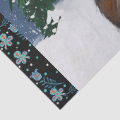 Yorkshire Terrier Tissuepapier (Detail)