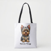 Yorkshire Terrier Tote Bag (Voorkant)