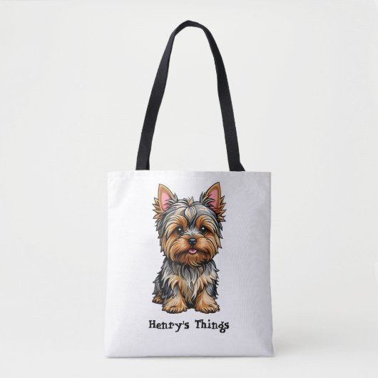 Yorkshire Terrier Tote Bag (Voorkant)