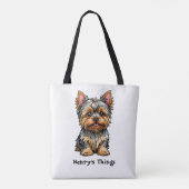 Yorkshire Terrier Tote Bag (Achterkant)