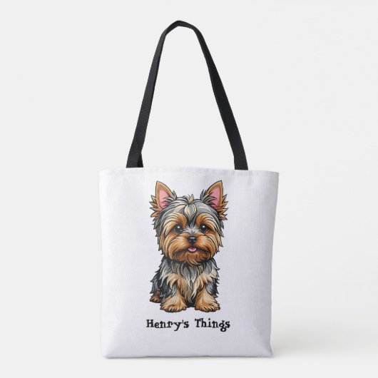 Yorkshire Terrier Tote Bag (Achterkant)