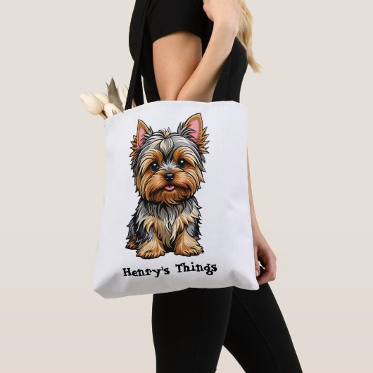 Yorkshire Terrier Tote Bag (Dichtbij)