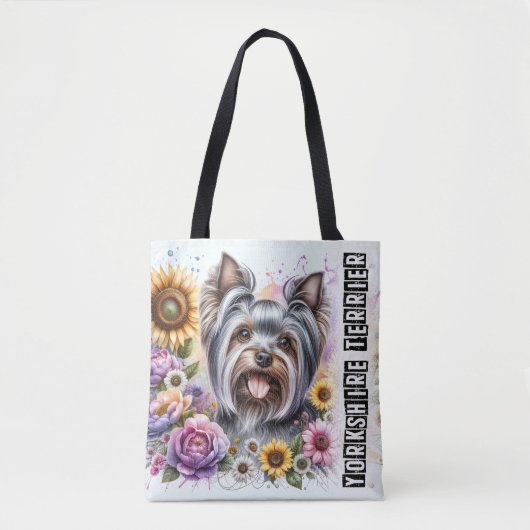 Yorkshire Terrier Tote Bag (Voorkant)