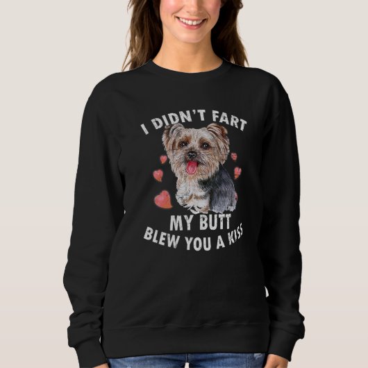 Yorkshire Terrier Tshirt, Funny Yorkshire T Shirt, Trui (Voorkant)
