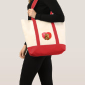 Yorkshire Terrier Valentijnsdag Tote Bag (Voorkant (product))