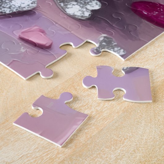 Yorkshire Terrier Valentine's Day Glittering Heart Legpuzzel (Zijkant)