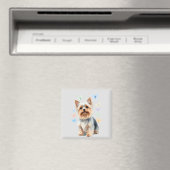 Yorkshire Terrier Vector Schilderen Schattig Fun J Magneet (Insitu (Vaatwasser))