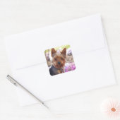 Yorkshire Terrier Vierkante Sticker (Envelop)