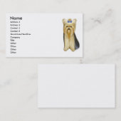 Yorkshire Terrier Visitekaartje (Voorkant / Achterkant)