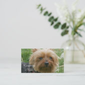 Yorkshire Terrier Visitekaartjes (Staand voorkant)