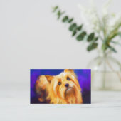 Yorkshire Terrier Visitekaartjes (Staand voorkant)