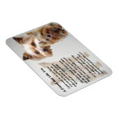 Yorkshire Terrier Vriend Gedicht Magnet Magneet (Rechterzijde)