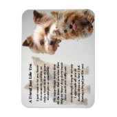 Yorkshire Terrier Vriend Gedicht Magnet Magneet (Verticaal)