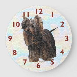 Yorkshire Terrier Wall Clock Grote Klok
