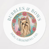 Yorkshire Terrier Waterdichte Sticker Vellen (Design 2)