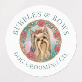 Yorkshire Terrier Waterdichte Sticker Vellen (Design 1)